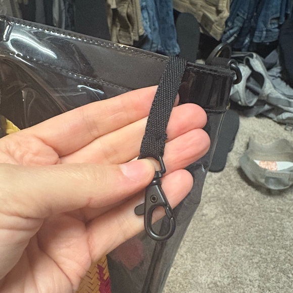 Beis Transparent Black Beach Tote Bag - Picture 8 of 13